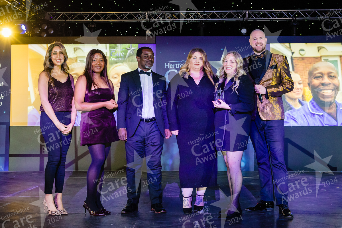 Most Innovative Homecare Team Winner Anchusa Care, Sponsor Specsavers Home Visits, Peri Desai Watermarked